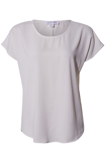 Round Neck Short Sleeve Top Slide 1