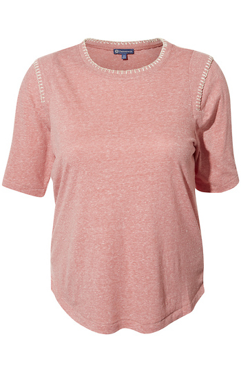 Democracy Stitch Collar Tee Slide 1