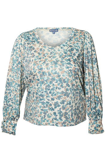 Democracy Ruffle Cuff Top Slide 1