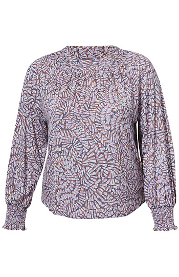 Democracy Long Sleeve Crew Neck Top Slide 1