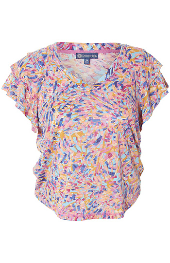 Democracy Flutter Sleeve Top Slide 1