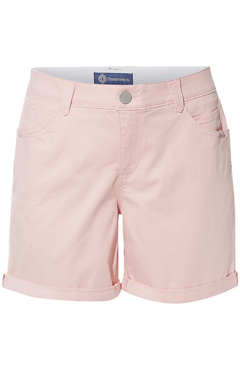 Democracy High Rise Colored Twill Shorts Slide 1