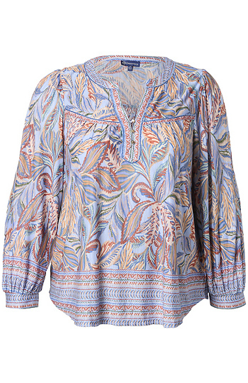 Democracy Floral Print Top Slide 1