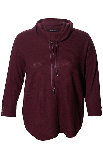 Democracy Long Sleeve Tunic Top Slide 1