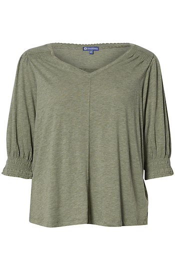 Democracy V-Neck Top Slide 1