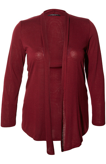 Open Front Cardigan Slide 1