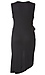 Sleeveless Twist Wrap Rib Midi Dress Thumb 2