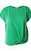 Textured Side Hem Twist Top Thumb 1