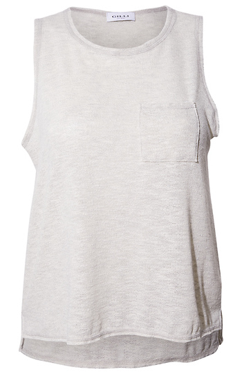 Side Slit Sleeveless Top Slide 1