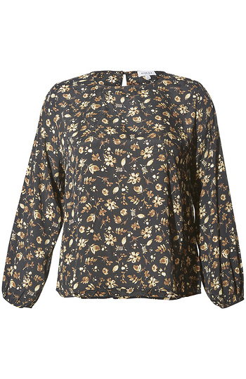 Long Sleeve Floral Print Top Slide 1