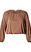 Long Sleeve Bubble Hem Top Thumb 1