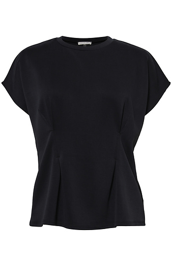 Pleated Knit Top Slide 1