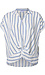 Striped V-Neck Top Thumb 1