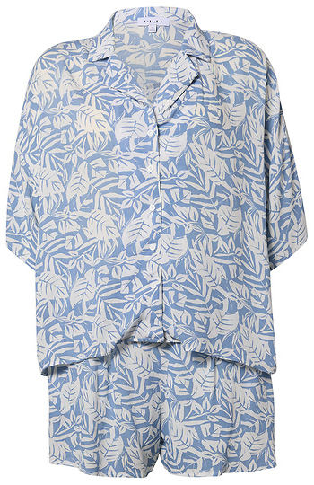 Tropical Print Top & Short Set Slide 1