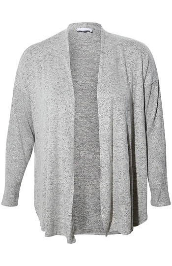 Ribbed Contrast Cardigan Slide 1