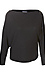 Katie Zipped Boat Neck Long Sleeve Top Thumb 1