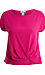 Side Knot Short Sleeve Top Thumb 1