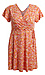 Surplice Floral Mini Dress Thumb 1
