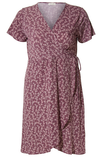 Floral Wrap Dress Slide 1