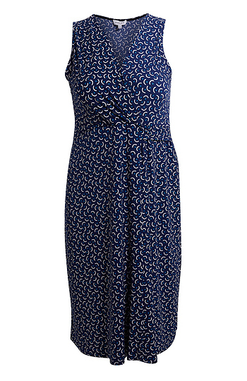 Sleeveless Printed Midi Dress Slide 1