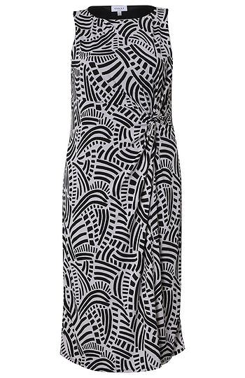 Abstract Bodycon Dress Slide 1