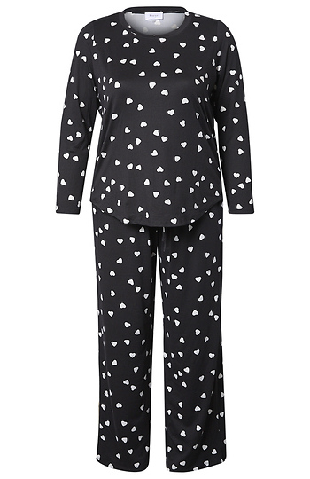 Crew Neck Top & Straight Leg Pant Set Slide 1