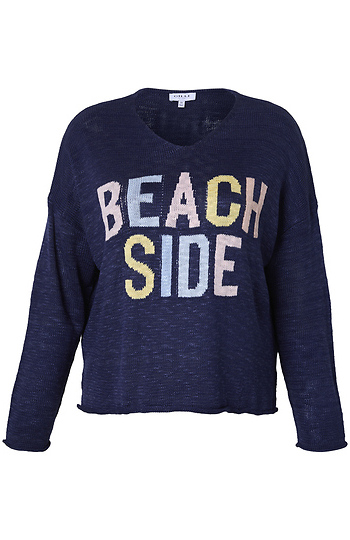 Long Sleeve 'Beach Side' Sweater Slide 1