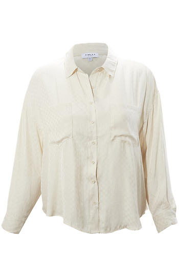 Oversized Button Down Shirt Slide 1