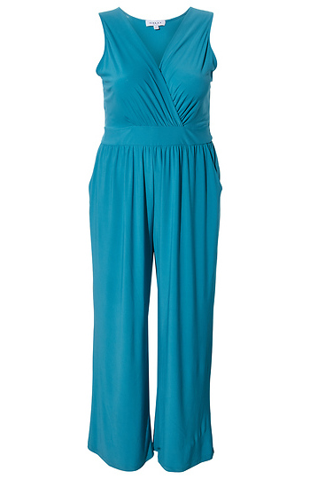 Elle Surplice Sleeveless Jumpsuit Slide 1