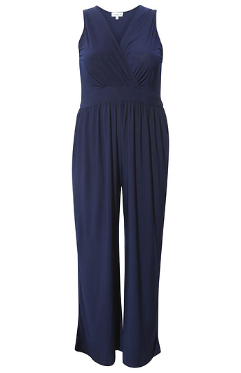 Elle Surplice Sleeveless Jumpsuit Slide 1