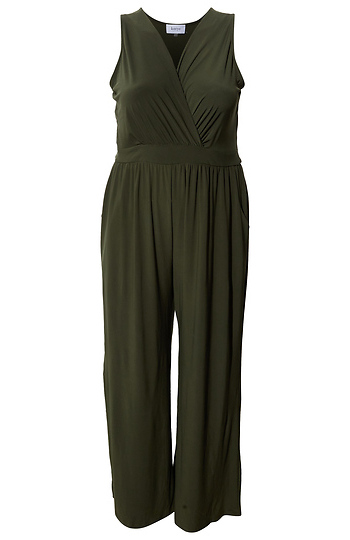 Elle Surplice Sleeveless Jumpsuit Slide 1