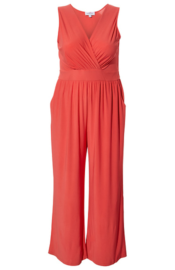 Elle Surplice Sleeveless Jumpsuit Slide 1