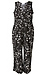 Elsa Cropped Surplice Sleeveless Floral Jumpsuit Thumb 1