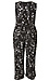 Elsa Cropped Surplice Sleeveless Floral Jumpsuit Thumb 2