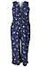 Elsa Cropped Surplice Sleeveless Floral Jumpsuit Thumb 1