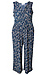 Surplice Neckline Cropped Jumpsuit Thumb 1