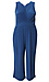 Elsa Cropped Surplice Sleeveless Jumpsuit Thumb 1