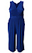 Elsa Cropped Surplice Sleeveless Jumpsuit Thumb 1