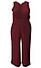 Elsa Cropped Surplice Sleeveless Jumpsuit Thumb 1