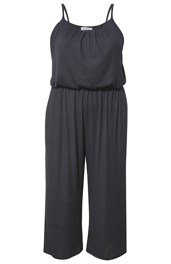 Cropped Spaghetti Strap Jumpsuit Slide 1