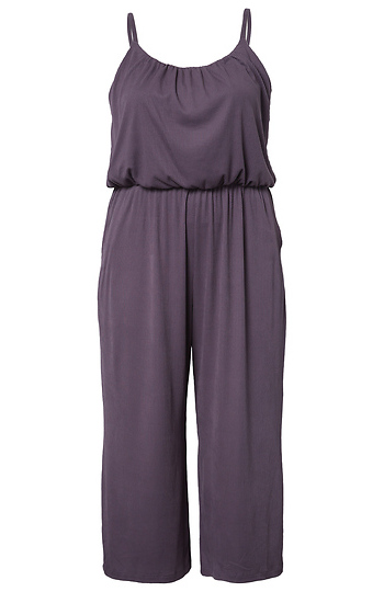 Cropped Spaghetti Strap Jumpsuit Slide 1