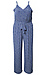 Sleeveless Printed Tie Front Jumpsuit Thumb 1