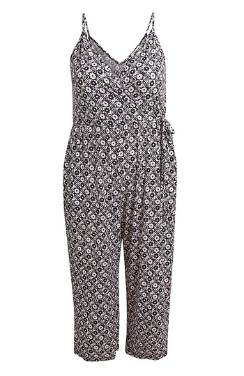 Surplice Multi Printed Jumpsuit Slide 1