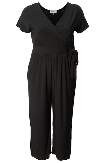 Surplice Tie Jumpsuit Slide 1