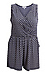 Printed Surplice Romper Thumb 1