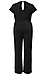 Short Sleeve Tie Front Jumpsuit Thumb 2