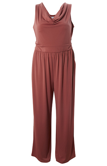 Cowl Neck Jumpsuit Slide 1