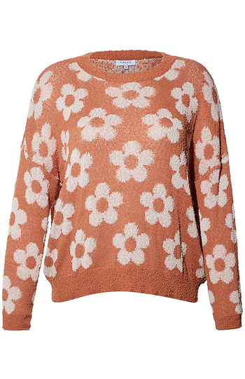 Floral Sweater Slide 1
