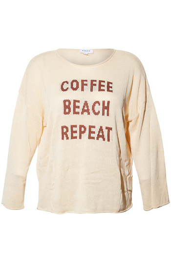 Coffee Beach Repeat Sweater Slide 1