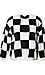 Checkered Print Sweater Thumb 1